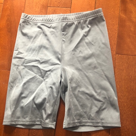 Aritzia Pants - Shiny Grey Biker Shorts✨